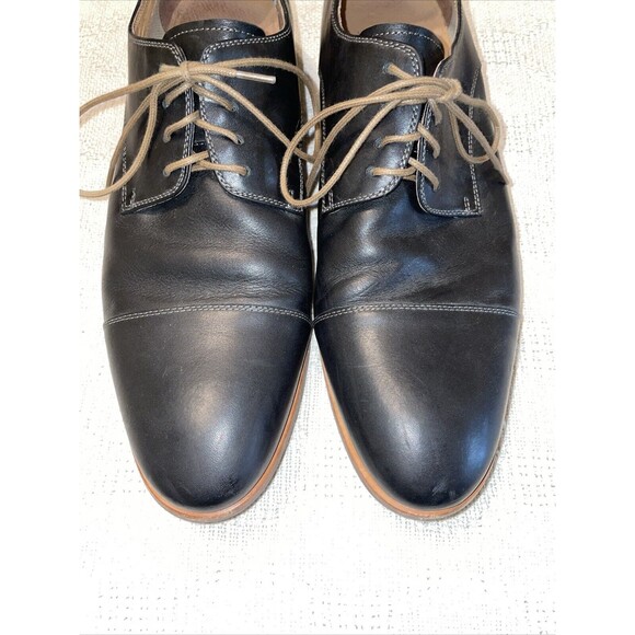 Warfield & Grand Men’s Dress Shoes Size 10.5 M Black Leather Oxfords Business main image 8